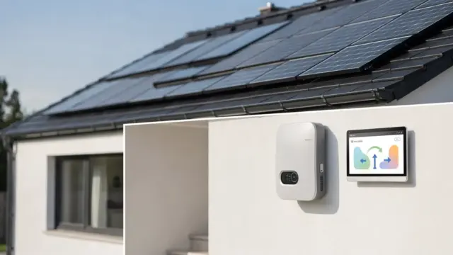 Solaranlage mit Stromspeicher im Hauswirtschaftsraum zur Steigerung des Eigenverbrauchs