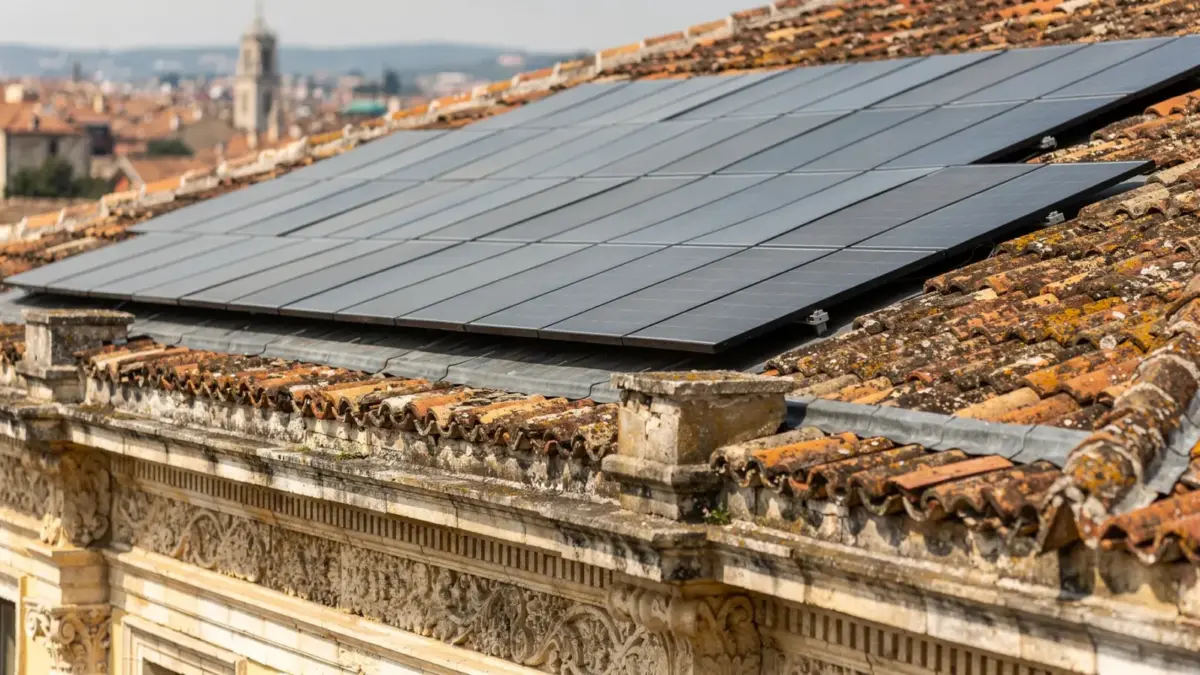 Photovoltaikanlage auf einem Denkmal-Dach: Regeln für PV im Denkmalschutz