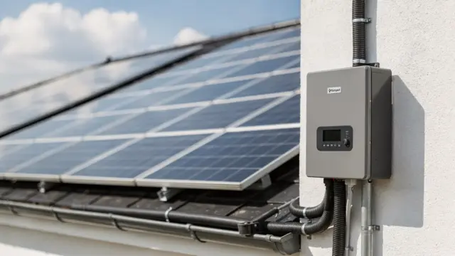 Technische Anmeldung einer PV-Anlage mit Solarmodulen, Wechselrichter und Unterlagen