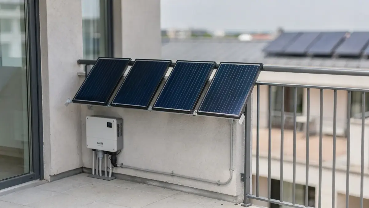 Balkonkraftwerk auf dem Balkon mit Solarmodulen als Standortvergleich zu Terrasse und Dach