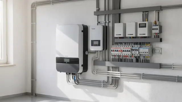 Heimische PV-Batterie in einem Technikraum zum Thema Stromspeicher-Kosten