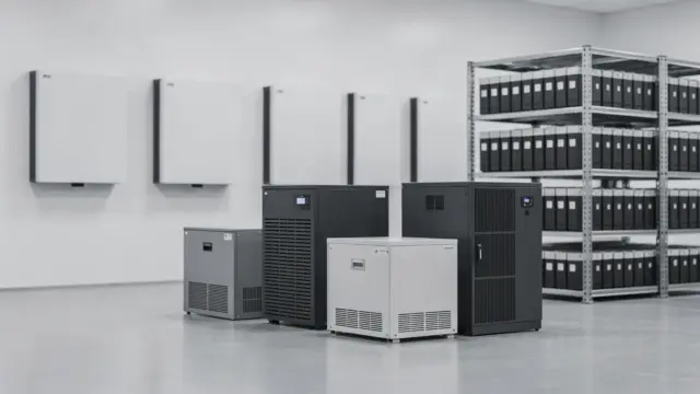 Verschiedene Stromspeicher-Arten in einer technischen Umgebung für den passenden Speicher
