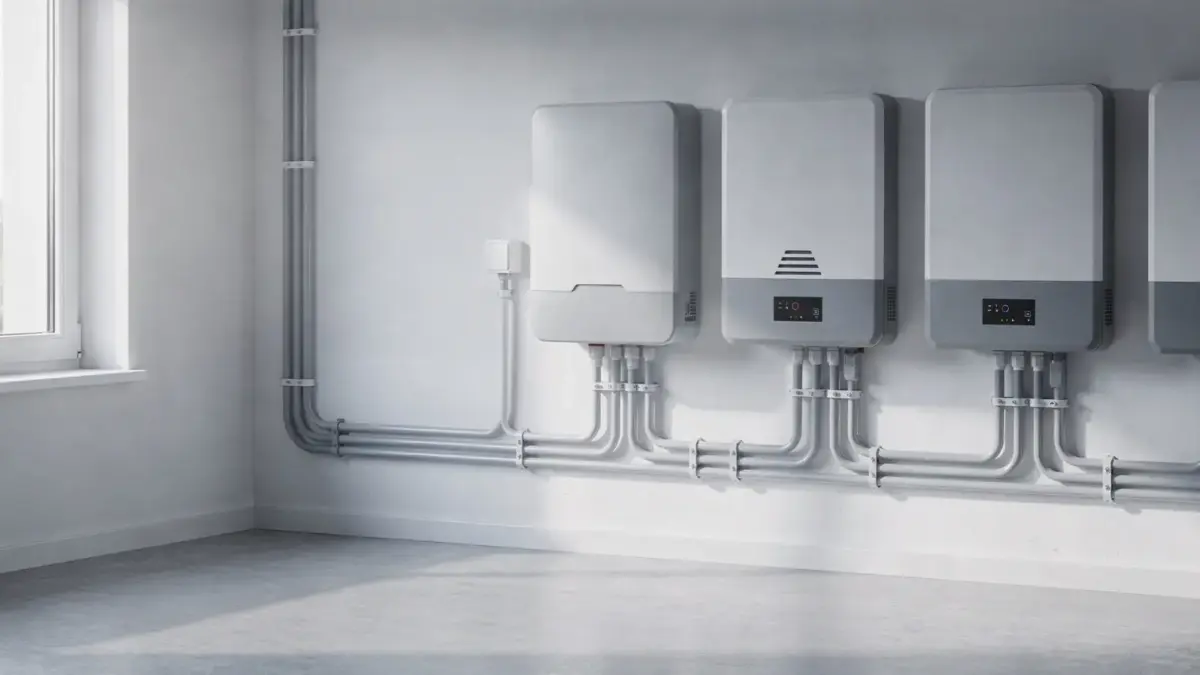 Moderner Stromspeicher im Technikraum als Motiv zum Thema Stromspeicher Lebensdauer