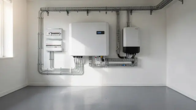 Haus-Speichersystem mit Batterie und Wechselrichter für den Haushaltsverbrauch